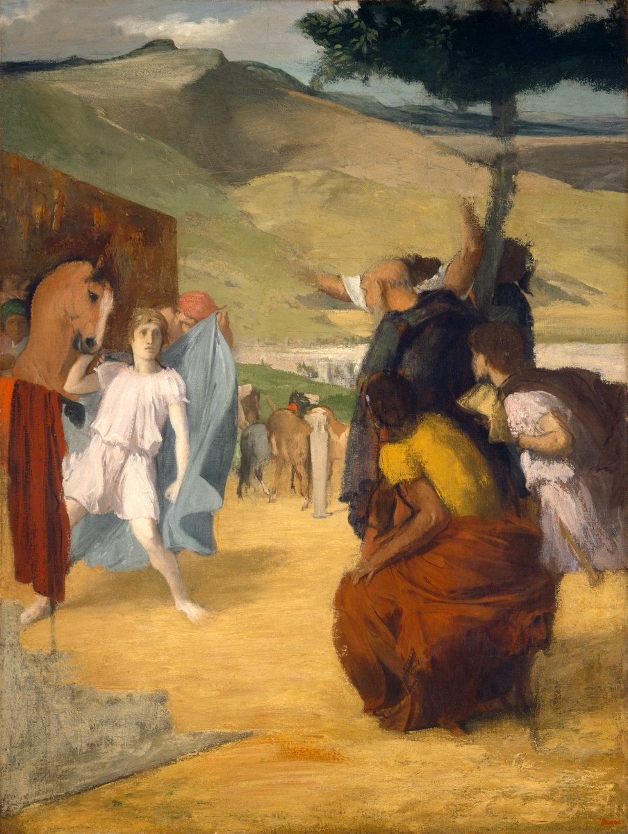 Edgar Degas, Alexander and Bucephalus, 1861/1862