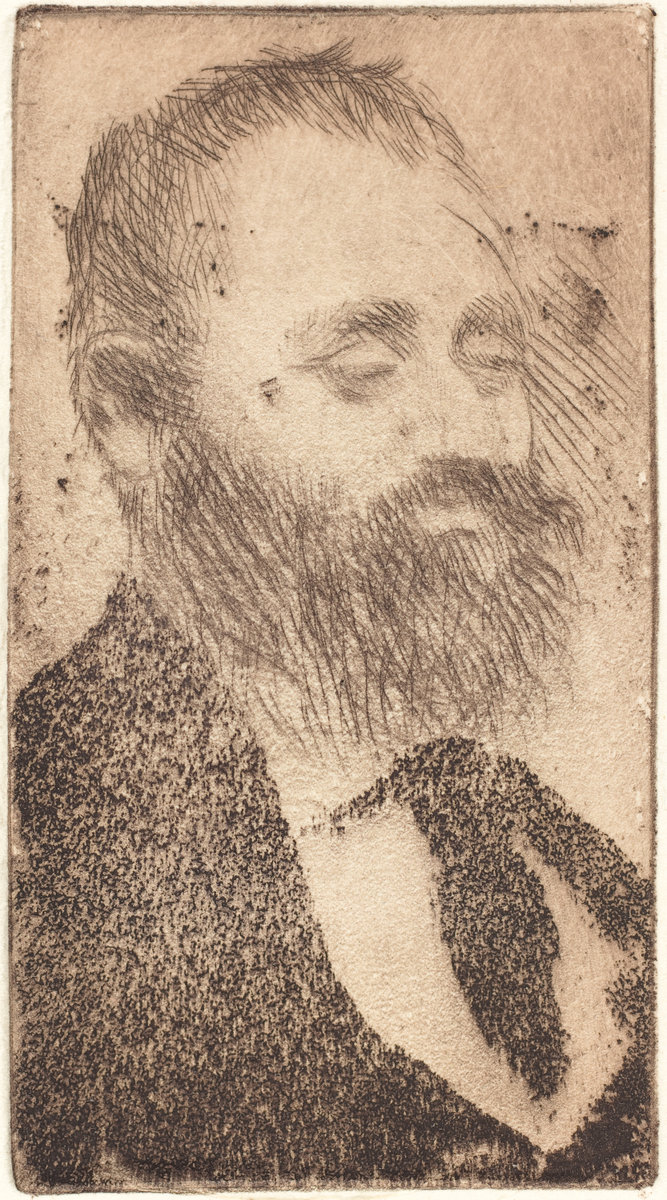 Edgar Degas, Alphonse Hirsche, 1875