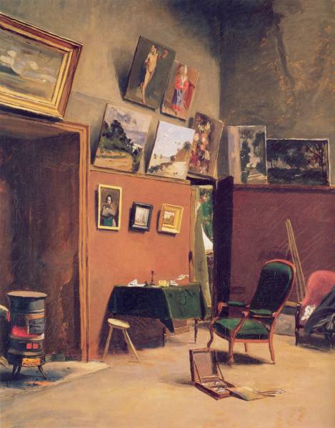 Frédéric Bazille, Studio in the Rue Furstenberg, 1865