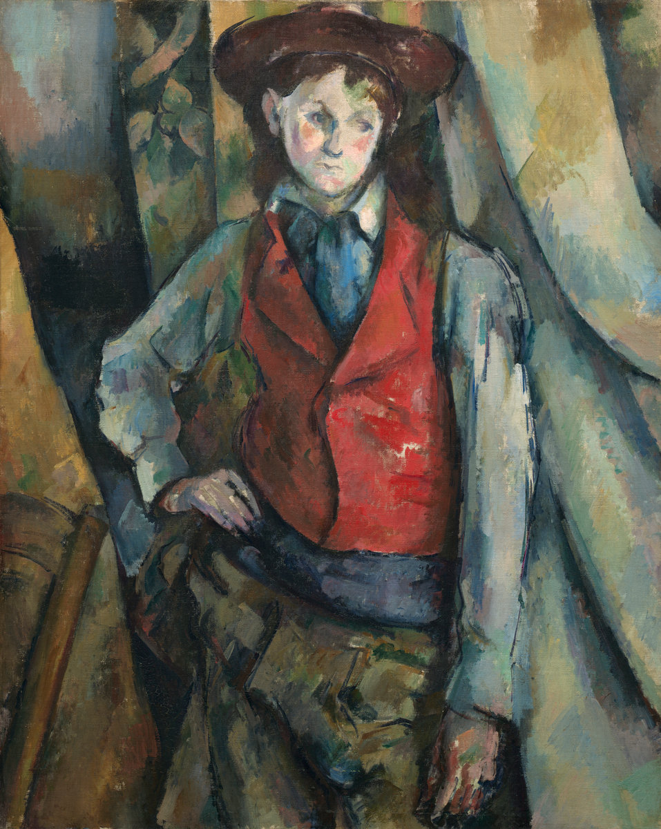 Paul Cezanne, Boy in Red Waistcoast, 1888/1890