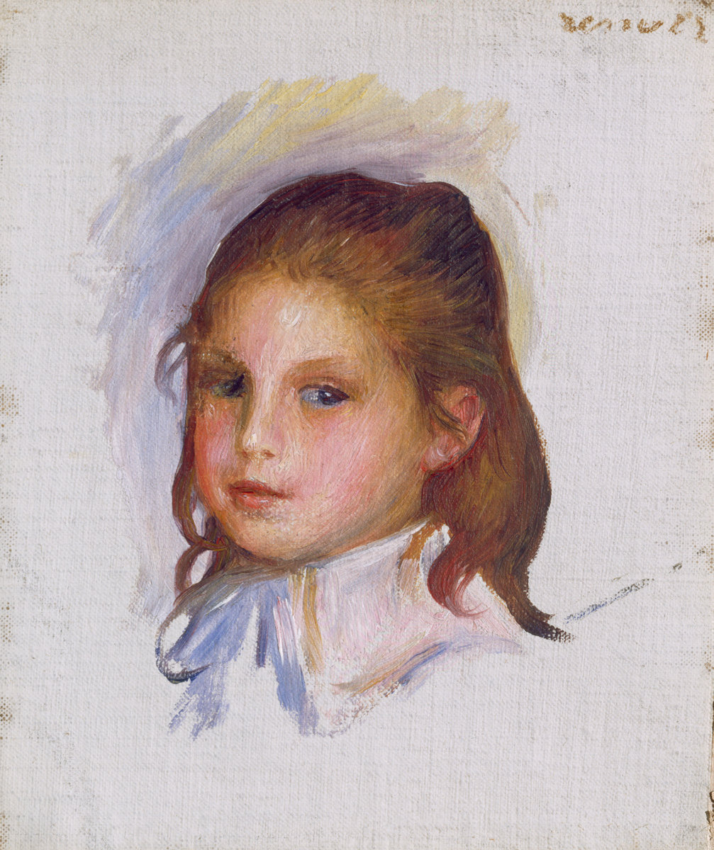 Pierre-Auguste Renoir, Child with Brown Hair, 1887/1888