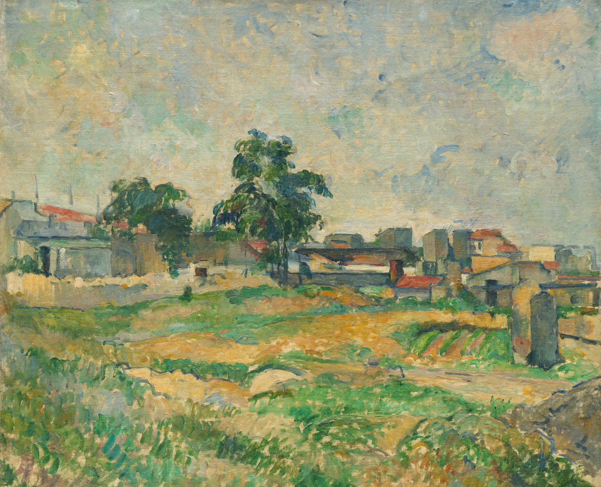 Paul Cezanne, Landscape near Paris, 1876
