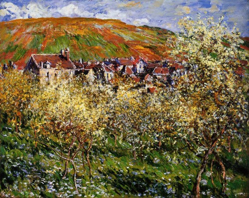 Claude Monet, Plum Trees in Blossom, 1879