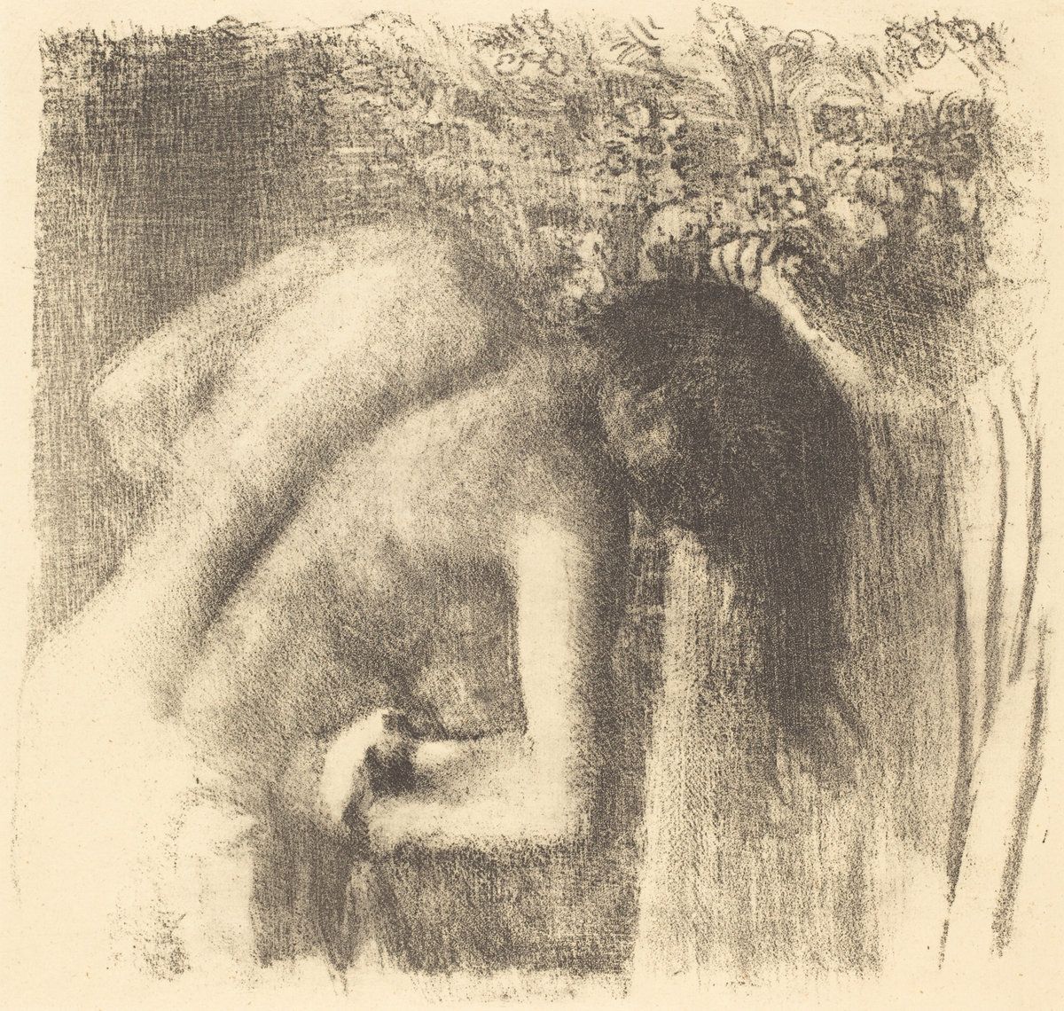 Edgar Degas, After the Bath (La Sortie du bain (Grand planche)), c. 1891