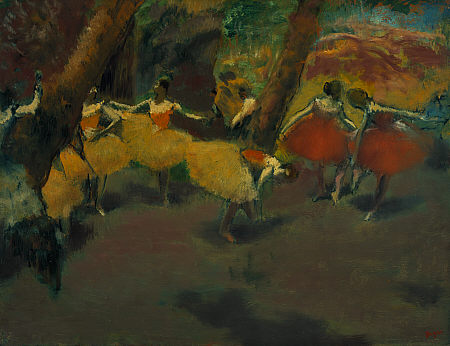 Edgar Degas, Before the Performance, ca. 1896 - 98