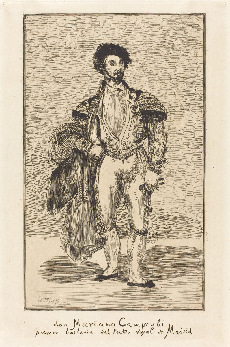 Èdouard Manet, Don Mariano Camprubi (Le Bailarin), 1862