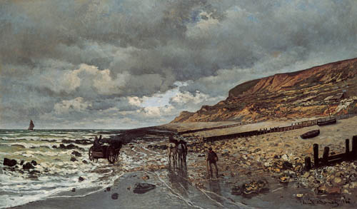 Claude Monet, The Headland of the Hève at Low Tide