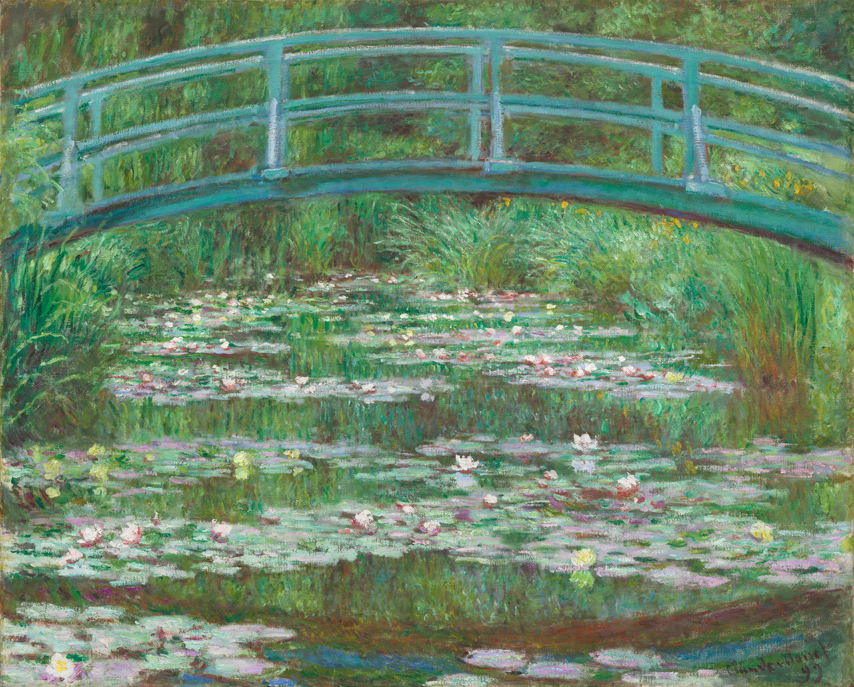 Claude Monet, The Japanese Footbridge, 1899