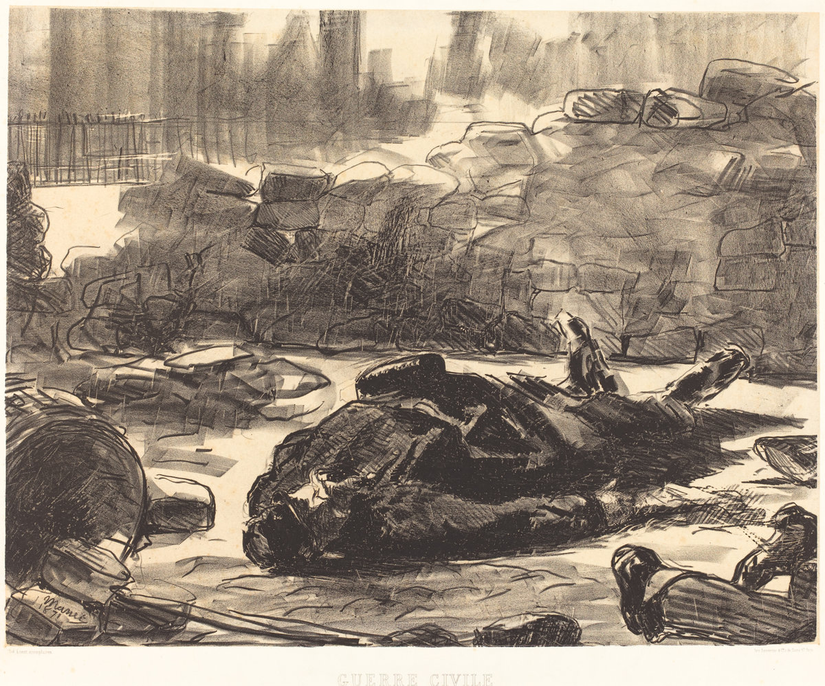 Èdouard Manet, Civil War (Guerre Civile), 1871