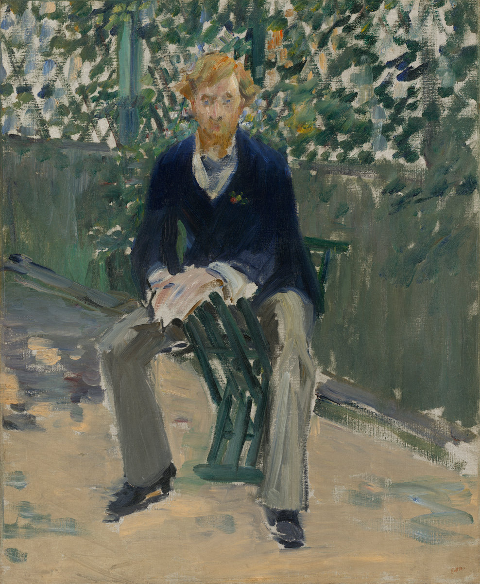 Èdouard Manet, George Moore in the Artist's Garden, c. 1879