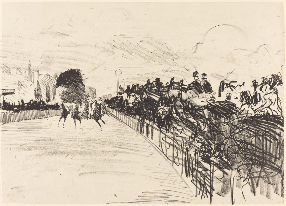 Èdouard Manet, The Races (Les Courses), 1865