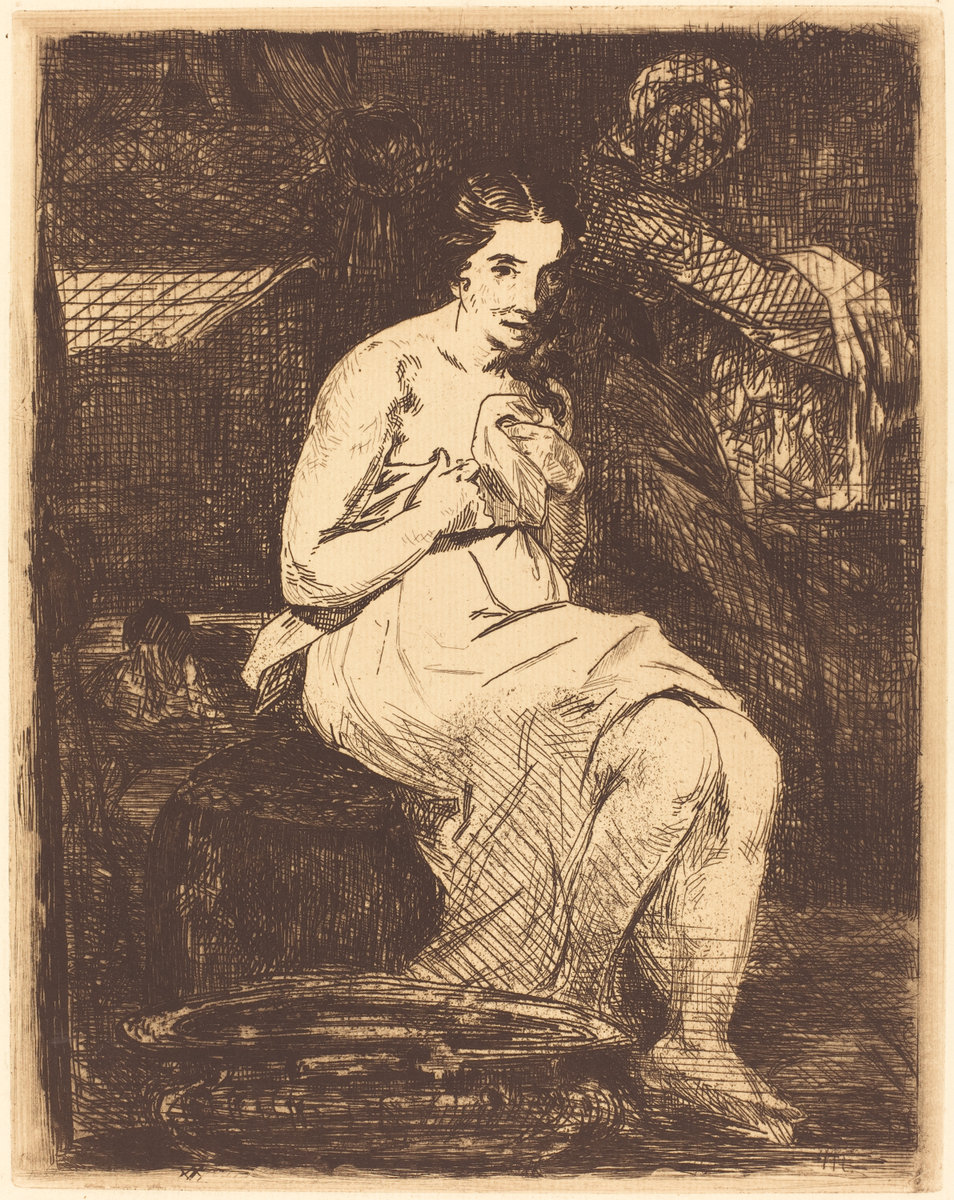 Èdouard Manet, The Toilette (La Toilette), 1862
