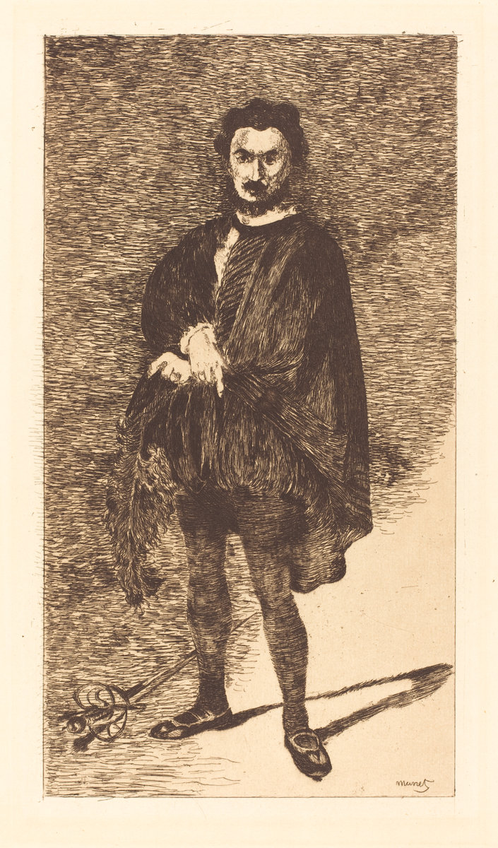 Èdouard Manet, The Tragic Actor (L'acteur Tragique), 1866