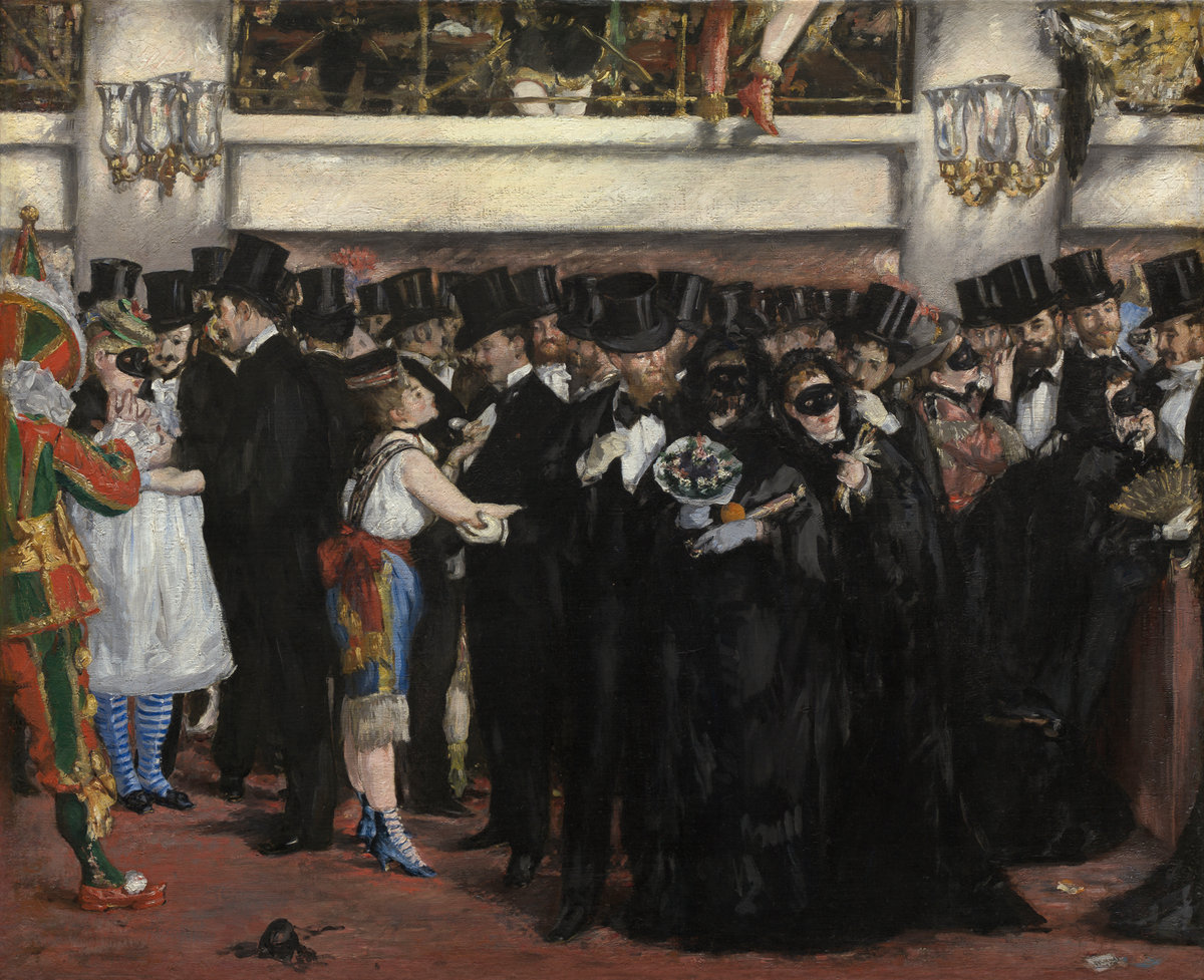 Èdouard Manet, Masked Ball at the Opera, 1873