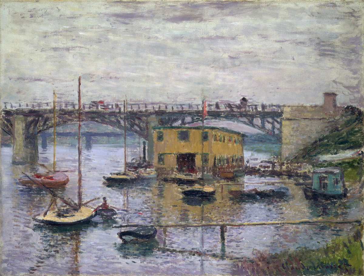 Claude Monet, Bridge at Argenteuil on a Grey Day, c. 1876