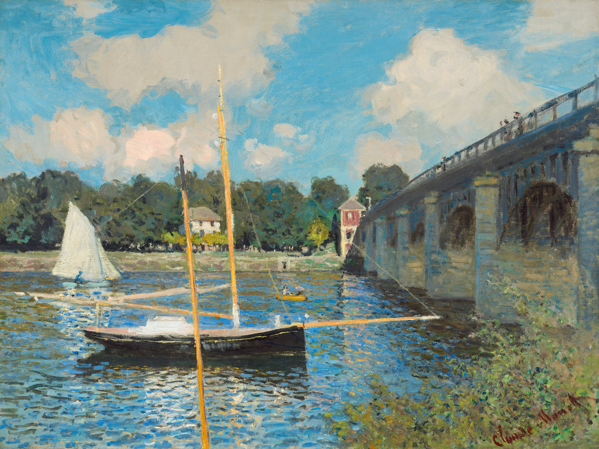 Claude Monet, The Bridge at Argenteuil, 1874