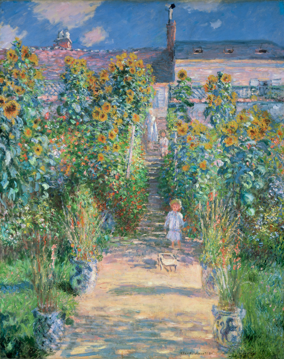 Claude Monet, The Artist's Garden at Vetheuil, 1880