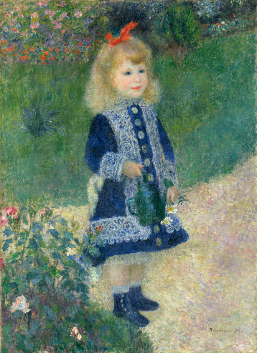 Pierre-Auguste Renoir, A Girl with a Watering Can, 1876