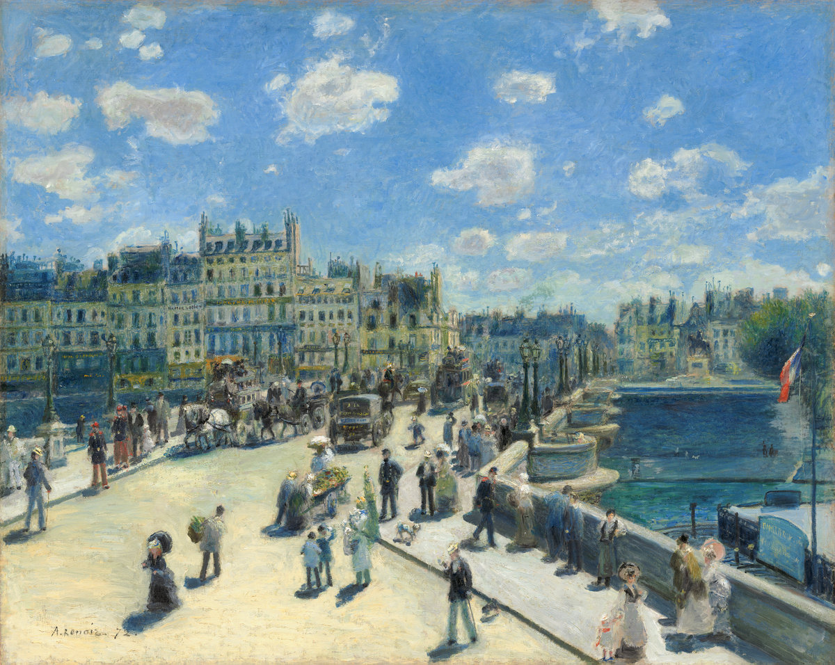 Pierre-Auguste Renoir, Pont Neuf, Paris 1872