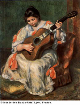 Pierre-Auguste Renoir, Woman Playing a Guitar, 1896-97