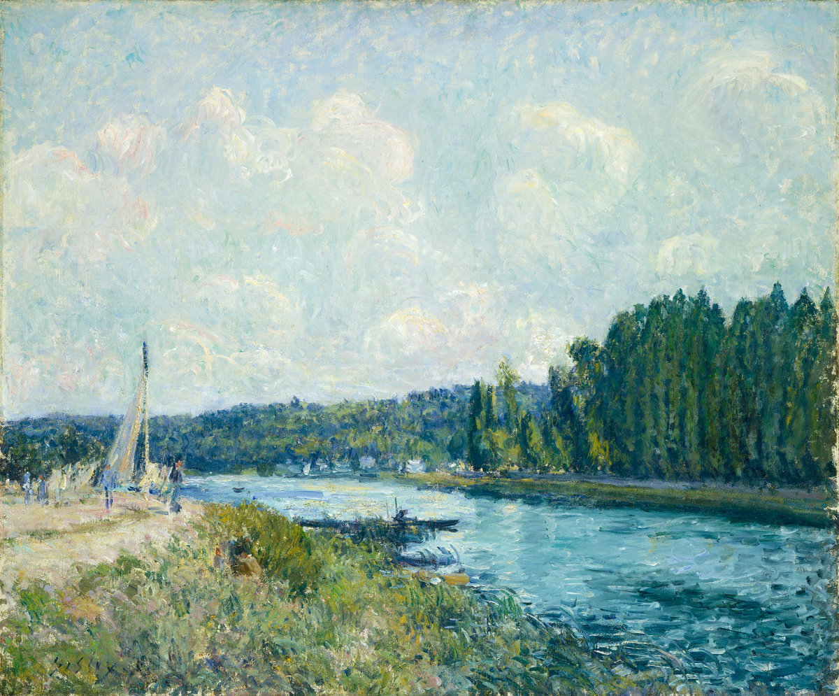 Alfred Sisley, The Banks of the Oise, 1877/1878