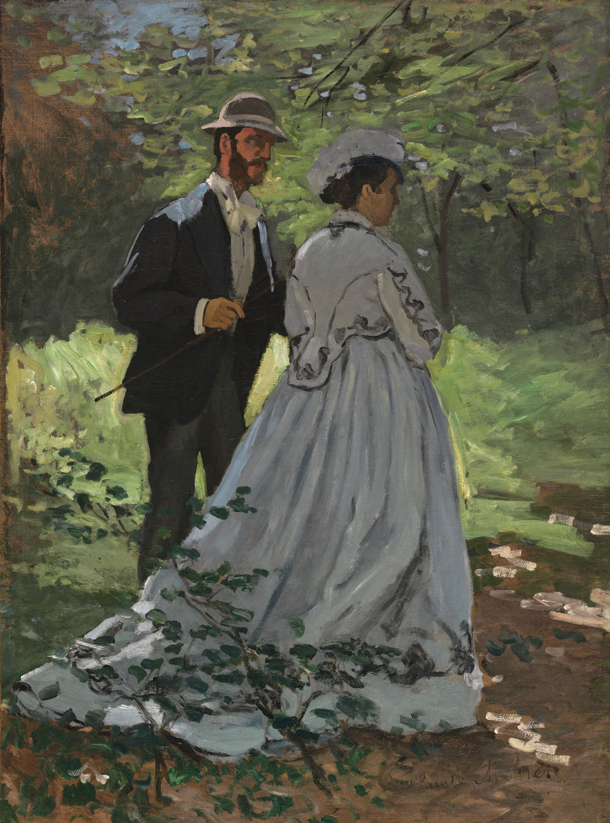 Claude Monet, The Strollers, 1865