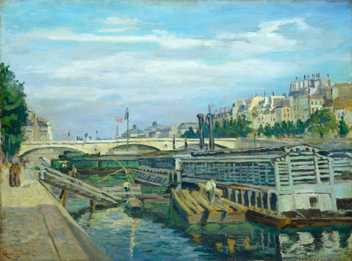 Jean-Baptiste-Armand Guillaumin, The Bridge of Louis Philippe, 1875