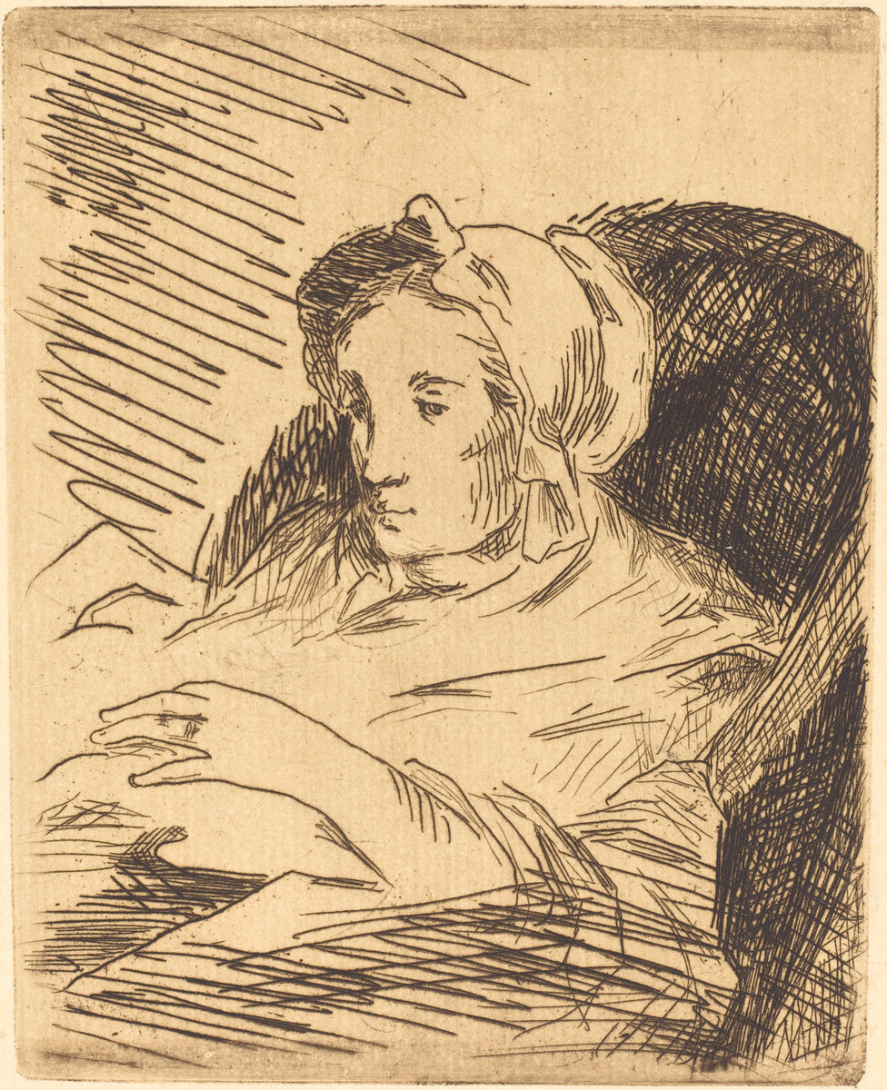 Èdouard Manet, The Convalescent (La convalescente), 1876/1878