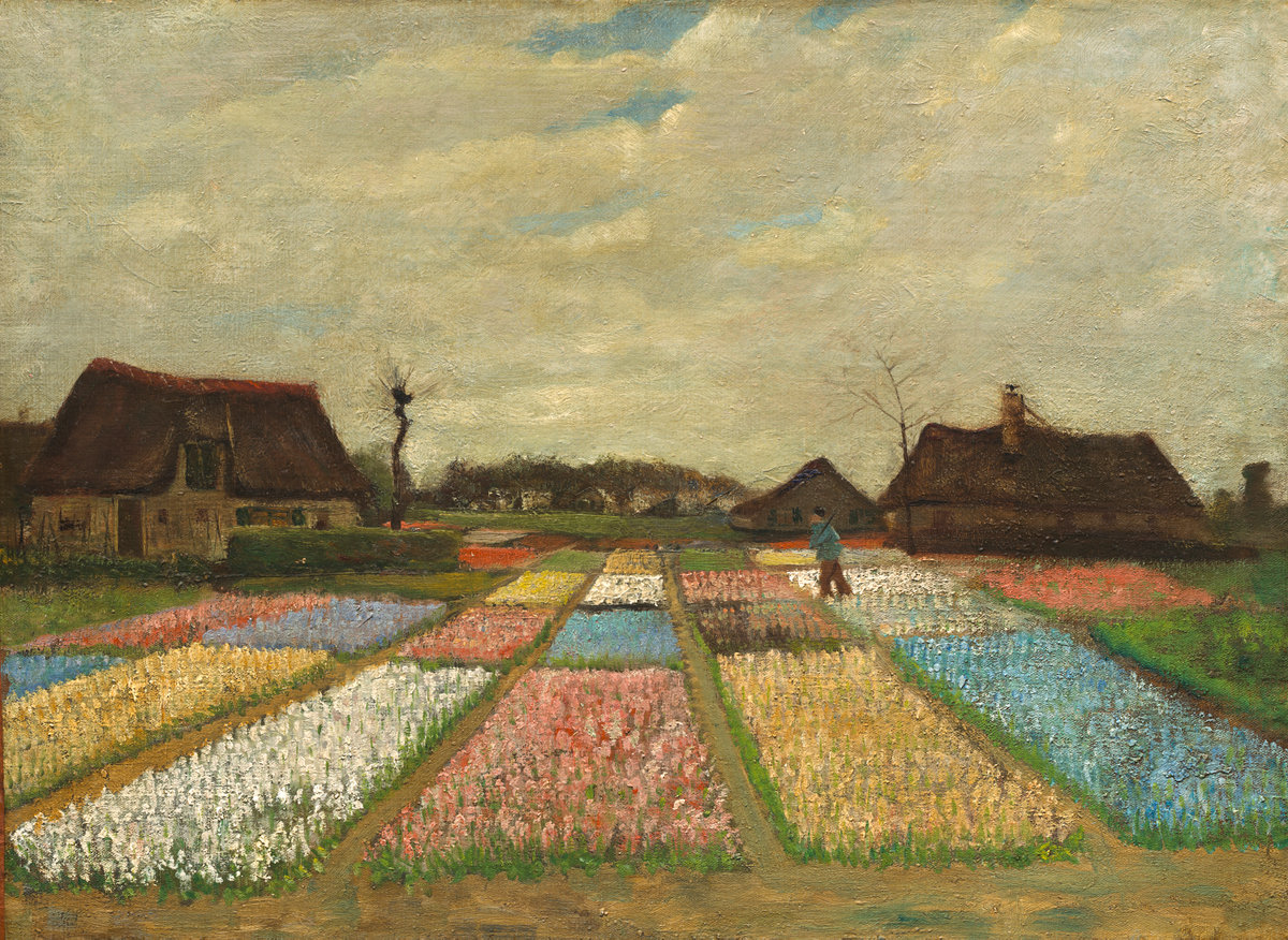 Vincent Van Gogh, Flower Beds in Holland, 1883