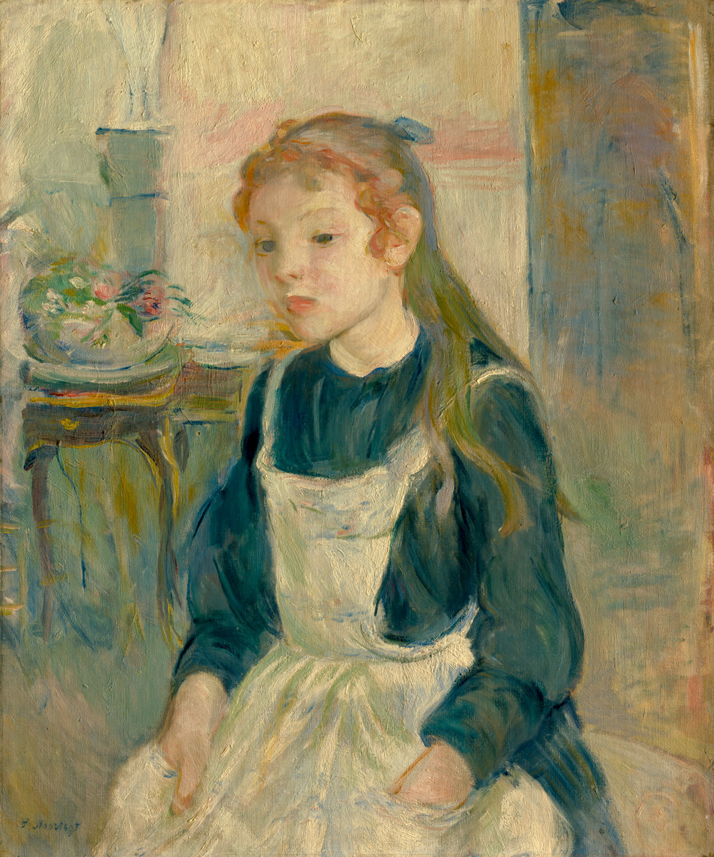 Berthe Morisot, Young Girl with an Apron, 1891